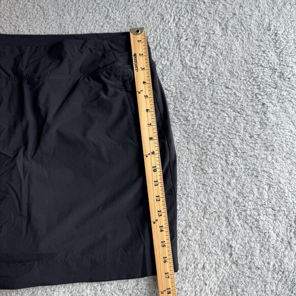 Athleta Brooklyn‎ Skort 16" Womens 16 Black Athletic Golf Casual Stretch - Picture 3 of 7